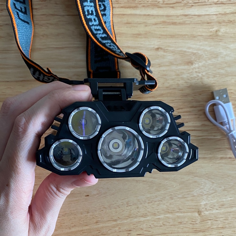 LED Headlamp with USB Charger Included - Picture 3 of 16